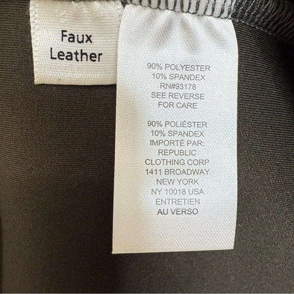 T Tahari Gray Faux Leather Snap Front Duster Jacket Coatigan Women's Size M NWT - Picture 11 of 14